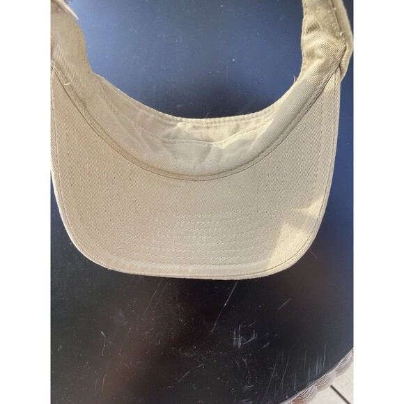 Kangol Cotton Twill Visor – Beige Khaki Adjustable - Picture 9 of 16